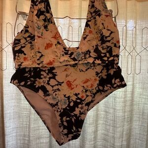 Cupshe Floral Multicolored 2 piece Bikini